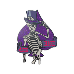 Aces High genuine pin